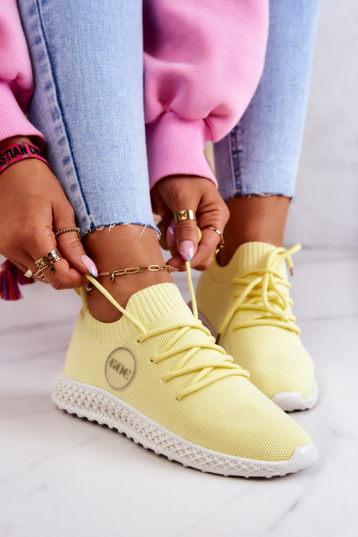  Sportovní styl boty GOE JJ2N4150 Žluté