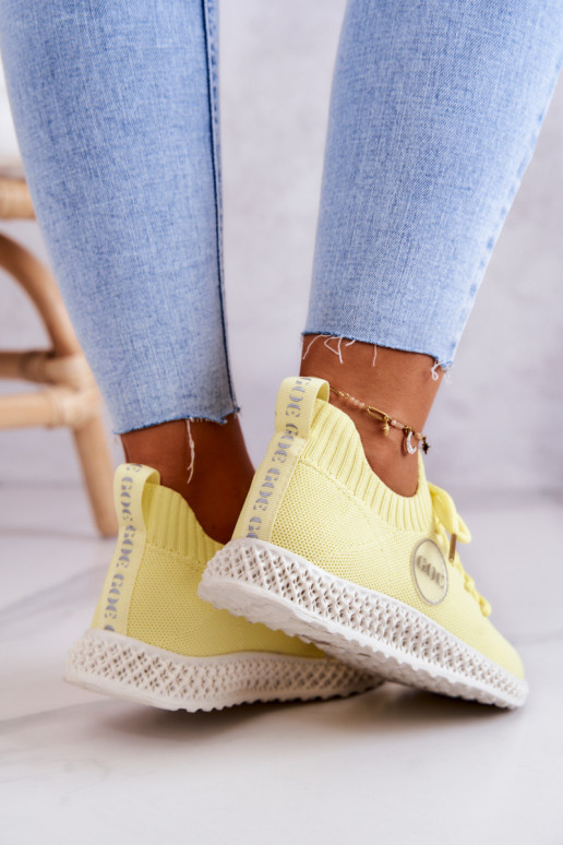  Sportovní styl boty GOE JJ2N4150 Žluté