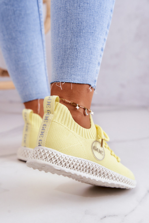  Sportovní styl boty GOE JJ2N4150 Žluté