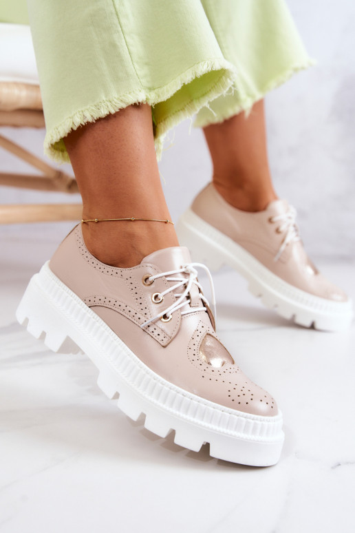 boty se srdíčky béžové Curtis  boty se srdíčky béžové Curtis