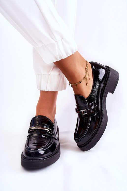 s efektem laku boty  Černé Lemar Hestill s efektem laku boty  Černé Lemar Hestill