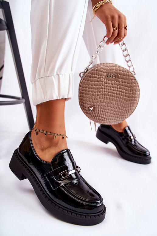 s efektem laku boty  Černé Lemar Hestill s efektem laku boty  Černé Lemar Hestill