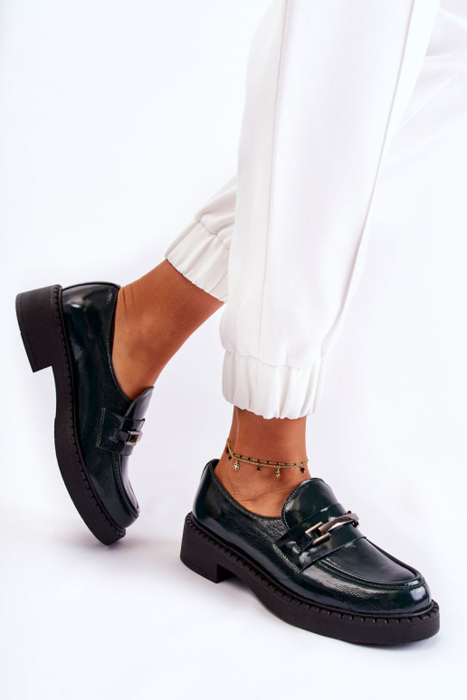 s efektem laku boty  zelené Lemar Hestill s efektem laku boty  zelené Lemar Hestill