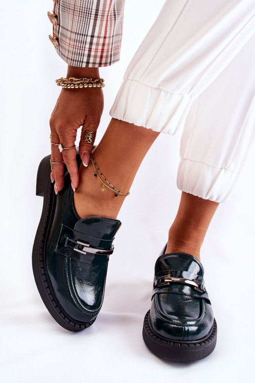 s efektem laku boty  zelené Lemar Hestill s efektem laku boty  zelené Lemar Hestill