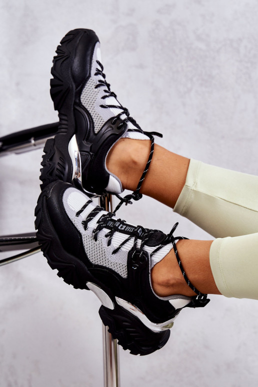  tenisky Memory Foam System Big Star KK274053 Černé a-šedá