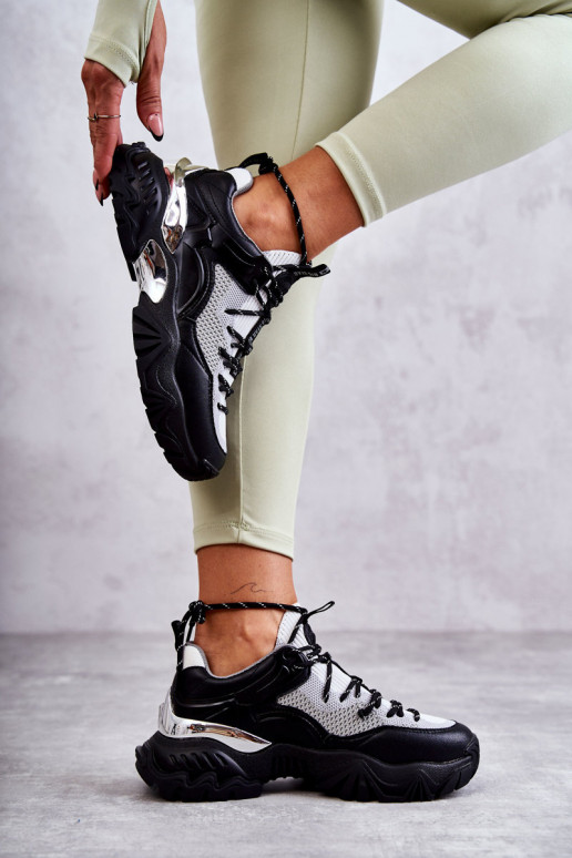  tenisky Memory Foam System Big Star KK274053 Černé a-šedá