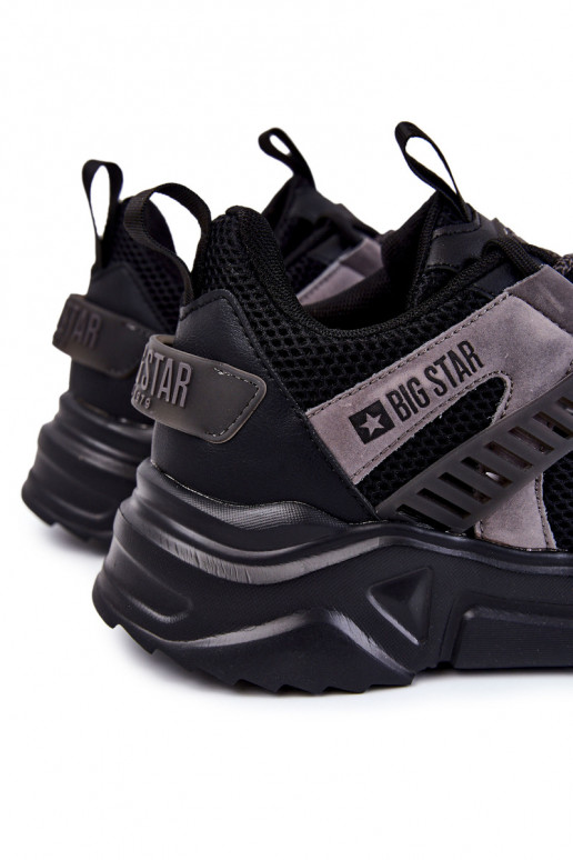 Sportovní styl boty Big Star KK174054 Černé   Sportovní styl boty Big Star KK174054 Černé