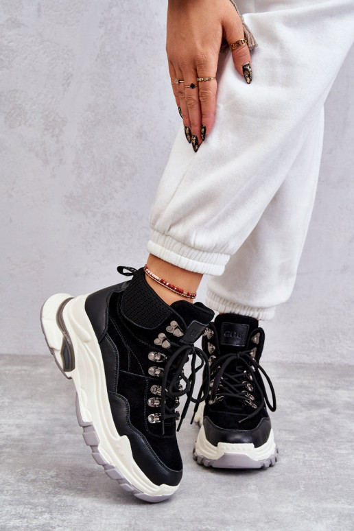 tenisky GOE KK2N4098 Černé   tenisky GOE KK2N4098 Černé