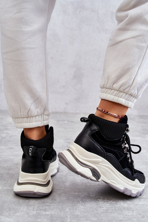 tenisky GOE KK2N4098 Černé   tenisky GOE KK2N4098 Černé