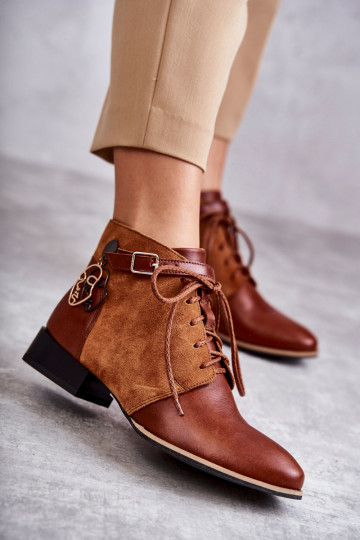 Dámské podpatky   5743A-29 hnědá