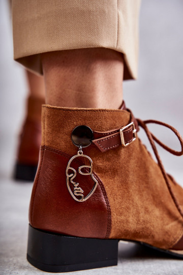 Dámské podpatky   5743A-29 hnědá 2