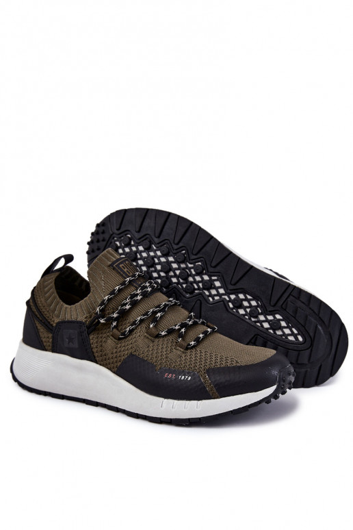 tenisky Big Star KK174014 khaki  tenisky Big Star KK174014 khaki