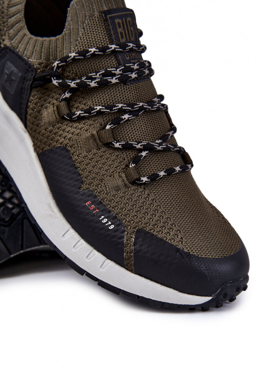 tenisky Big Star KK174014 khaki  tenisky Big Star KK174014 khaki