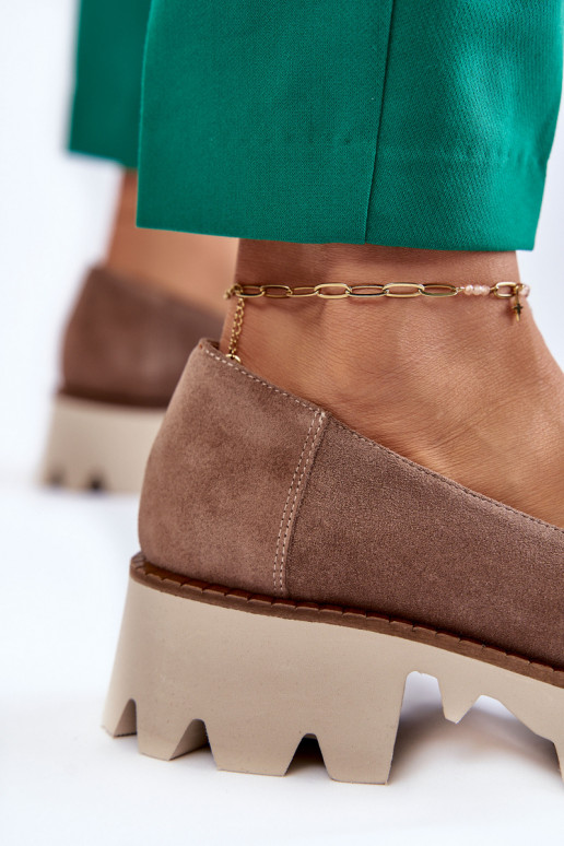 ze semiše boty s ornamenty Laura Messi 2489 hnědá ze semiše boty s ornamenty Laura Messi 2489 hnědá