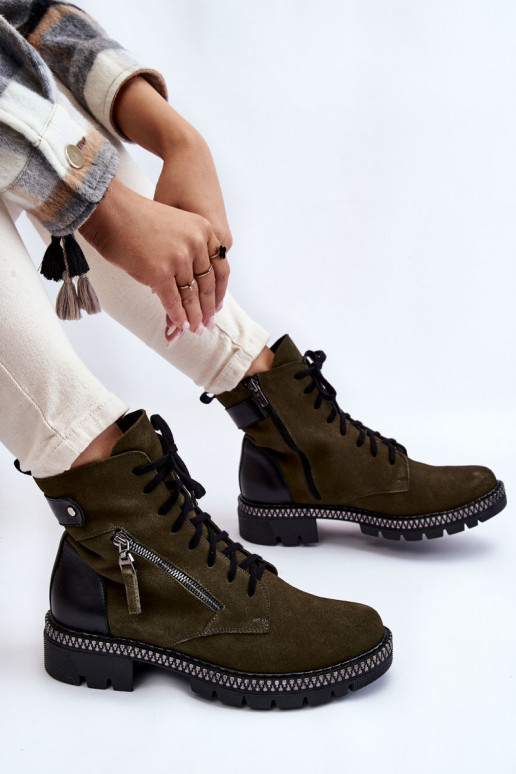 ze semiše zateplené Dřeváky Laura Messi 2508 zelené ze semiše zateplené Dřeváky Laura Messi 2508 zelené