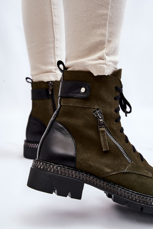 ze semiše zateplené Dřeváky Laura Messi 2508 zelené ze semiše zateplené Dřeváky Laura Messi 2508 zelené