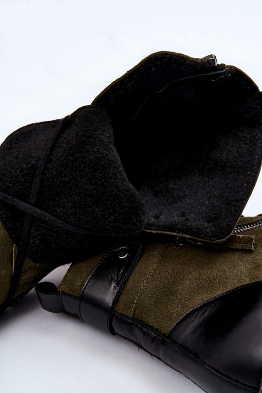 ze semiše zateplené Dřeváky Laura Messi 2508 zelené ze semiše zateplené Dřeváky Laura Messi 2508 zelené