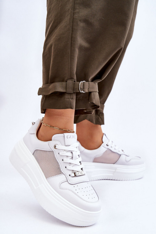 tenisky GOE LL2N4060 bílé   tenisky GOE LL2N4060 bílé