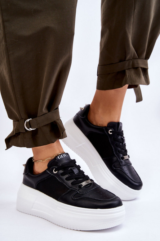 tenisky GOE LL2N4061 Černé   tenisky GOE LL2N4061 Černé