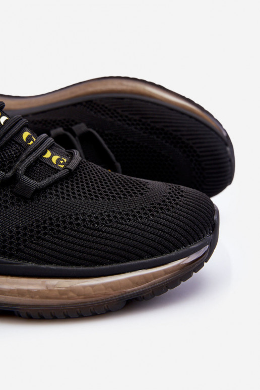 Slip-on vzor  tenisky GOE LL1N4024 Černé Slip-on vzor  tenisky GOE LL1N4024 Černé