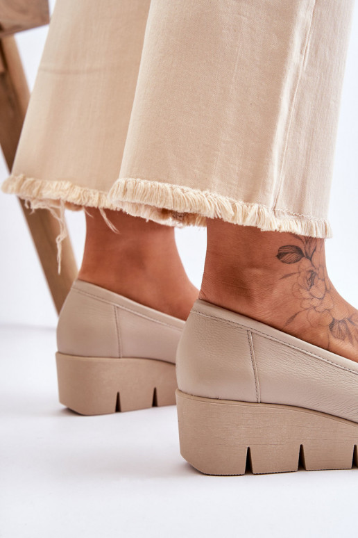 mokasíny  béžové Lemar Felicita  mokasíny  béžové Lemar Felicita