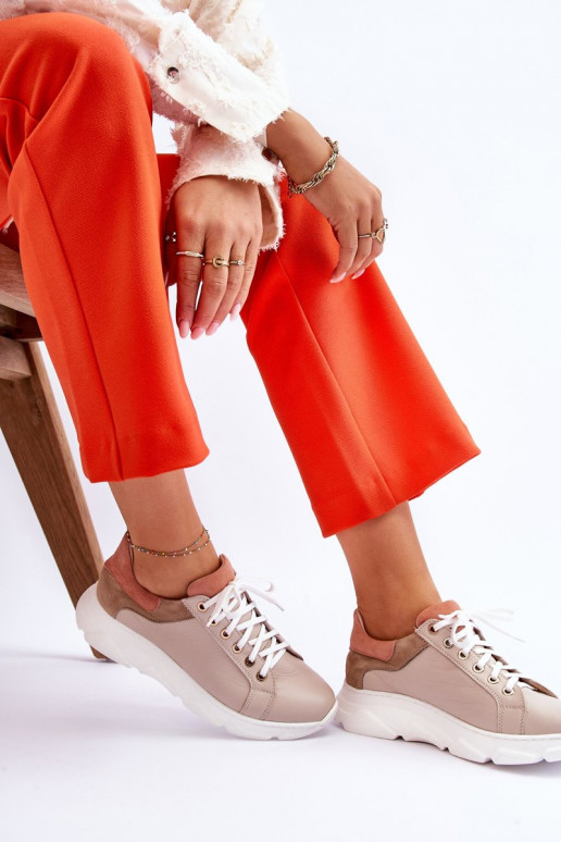 tenisky s platformou béžové Alisane   tenisky s platformou béžové Alisane