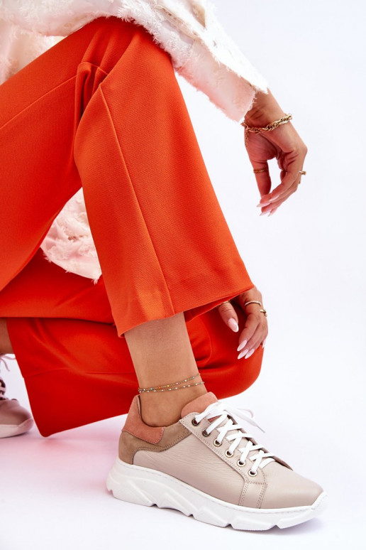 tenisky s platformou béžové Alisane   tenisky s platformou béžové Alisane