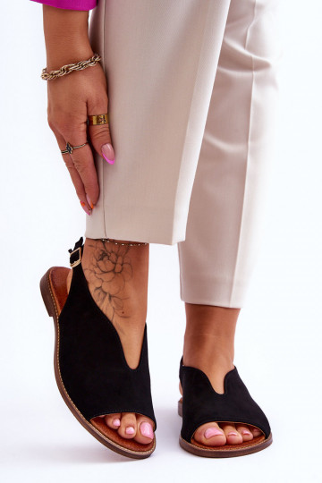 Dámské semišové sandály  Shoes 3220/X béžové