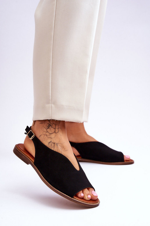 Dámské semišové sandály  Shoes 3220/X béžové Dámské semišové sandály  Shoes 3220/X béžové