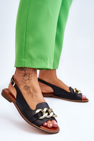 Dámské sandály   Shoes 3230 Černé  2