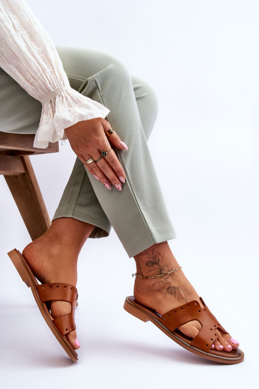 Zazoo 40326  Pantofle  hnědá