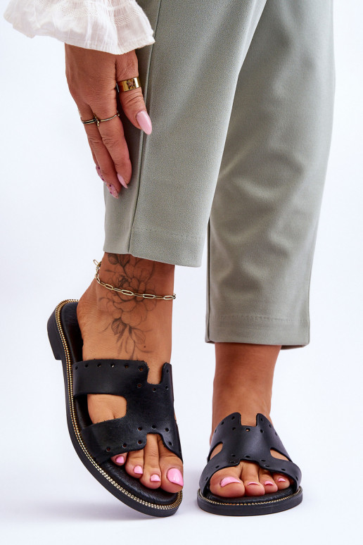 Zazoo 40326  Pantofle  Černé