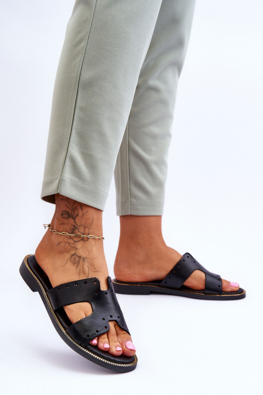 Zazoo 40326  Pantofle  Černé