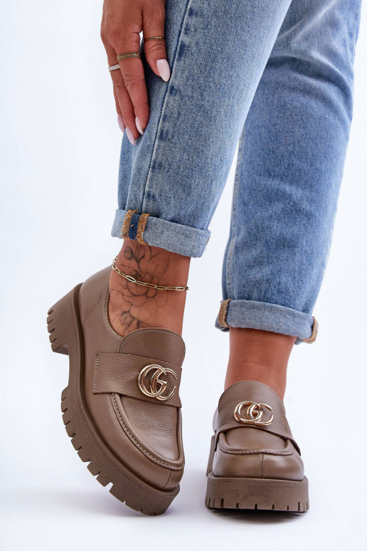 boty s ornamenty béžové Rosefalls