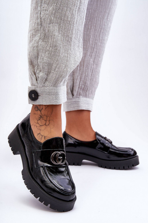 boty s ornamenty Černé Rosefalls