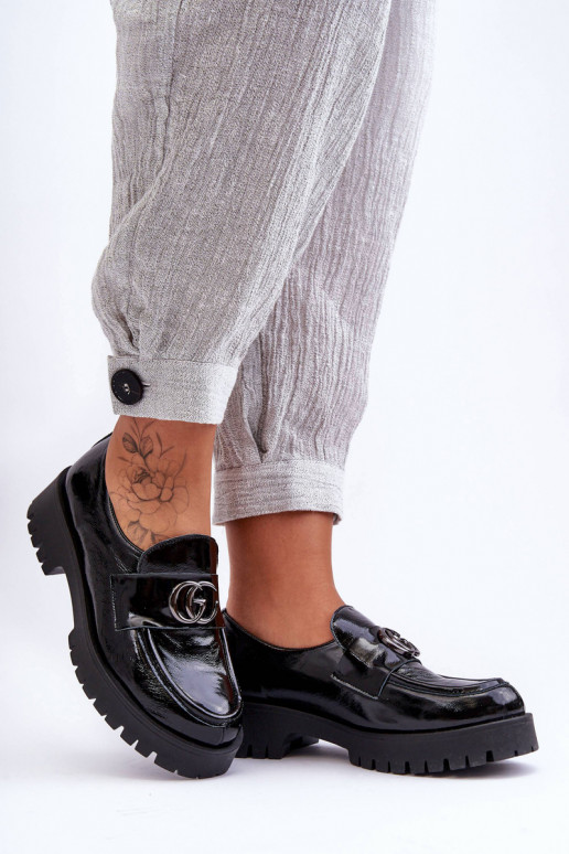 boty s ornamenty Černé Rosefalls