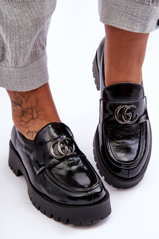 boty s ornamenty Černé Rosefalls