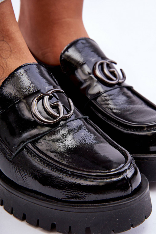 boty s ornamenty Černé Rosefalls