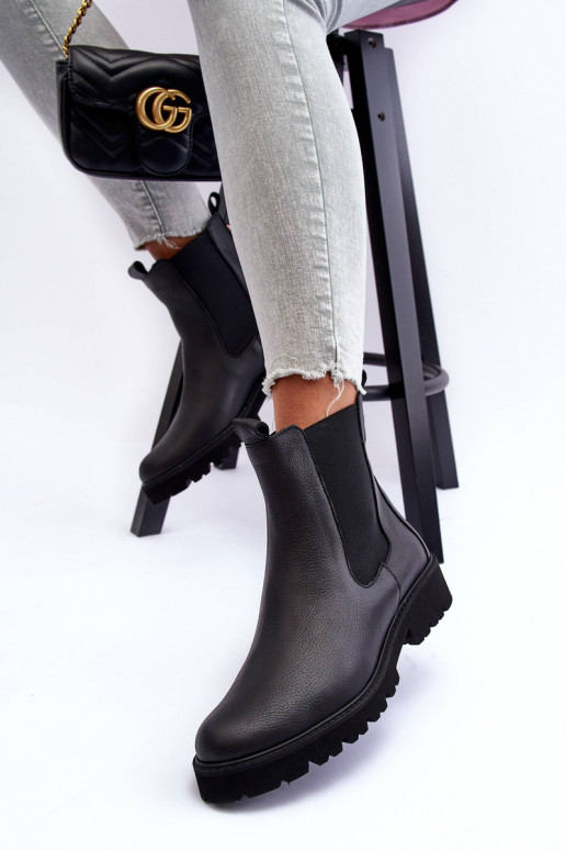 stylové podpatky Černé Nicole 2672  stylové podpatky Černé Nicole 2672