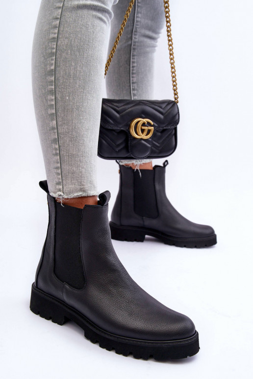 stylové podpatky Černé Nicole 2672  stylové podpatky Černé Nicole 2672