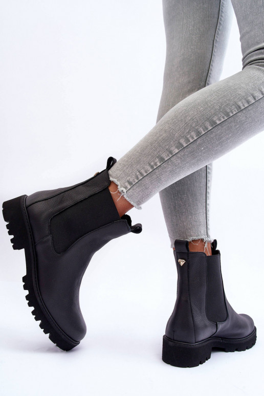 stylové podpatky Černé Nicole 2672  stylové podpatky Černé Nicole 2672