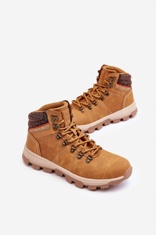 turistické boty Big Star KK174217 Camel  turistické boty Big Star KK174217 Camel
