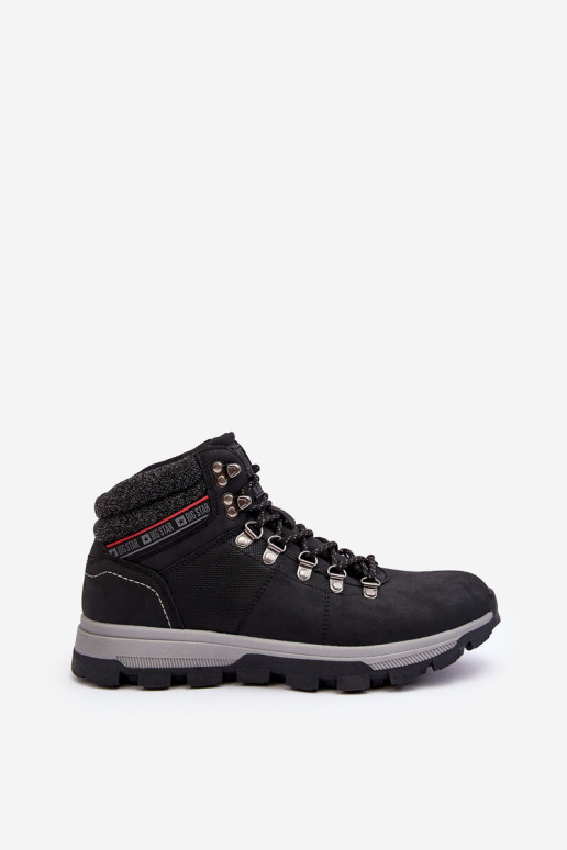 turistické boty Big Star KK174215 Černé  turistické boty Big Star KK174215 Černé