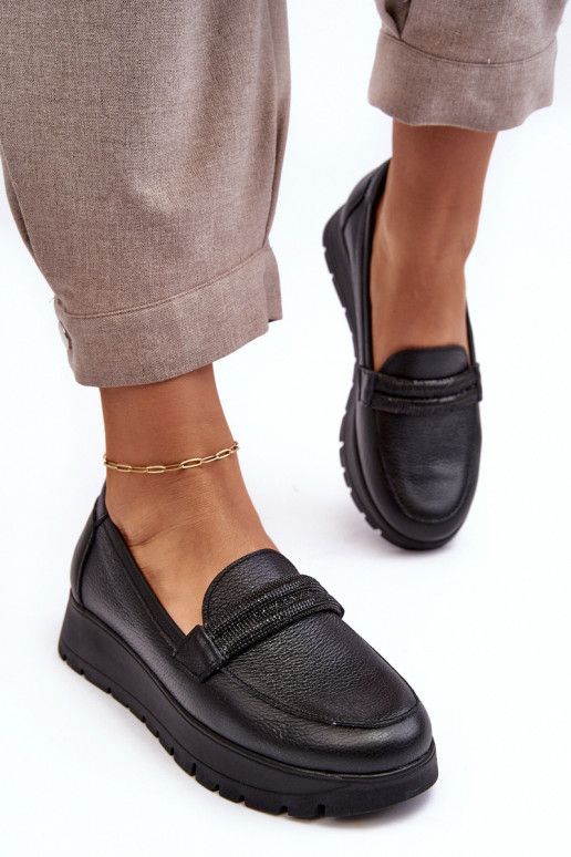  boty s platformou s ornamenty Černé Lemar Lehira