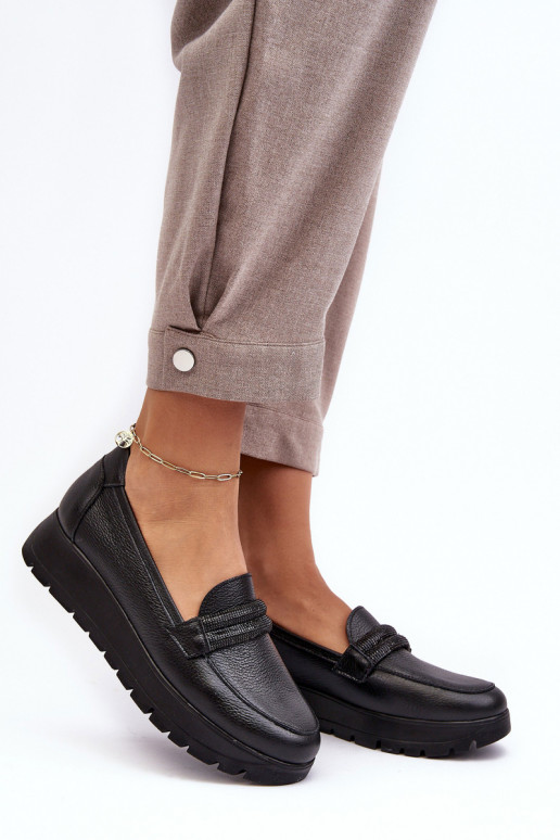  boty s platformou s ornamenty Černé Lemar Lehira