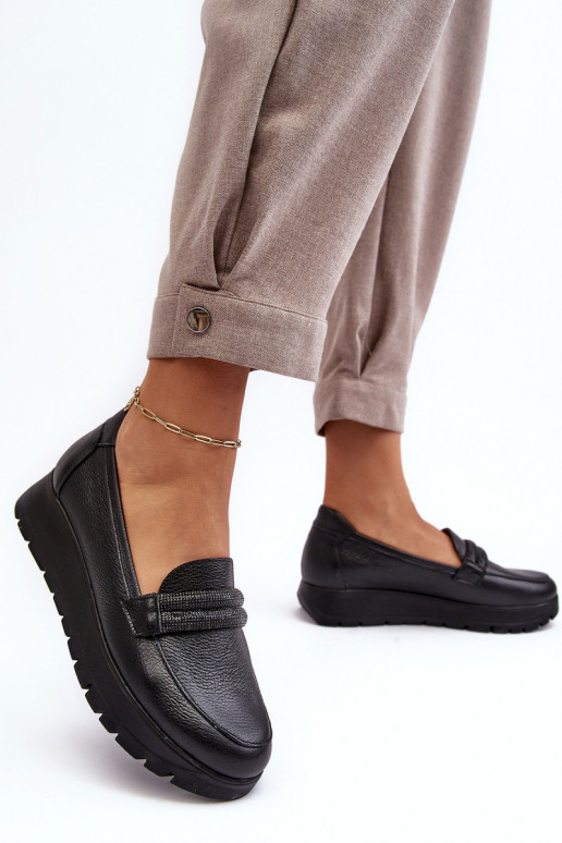  boty s platformou s ornamenty Černé Lemar Lehira