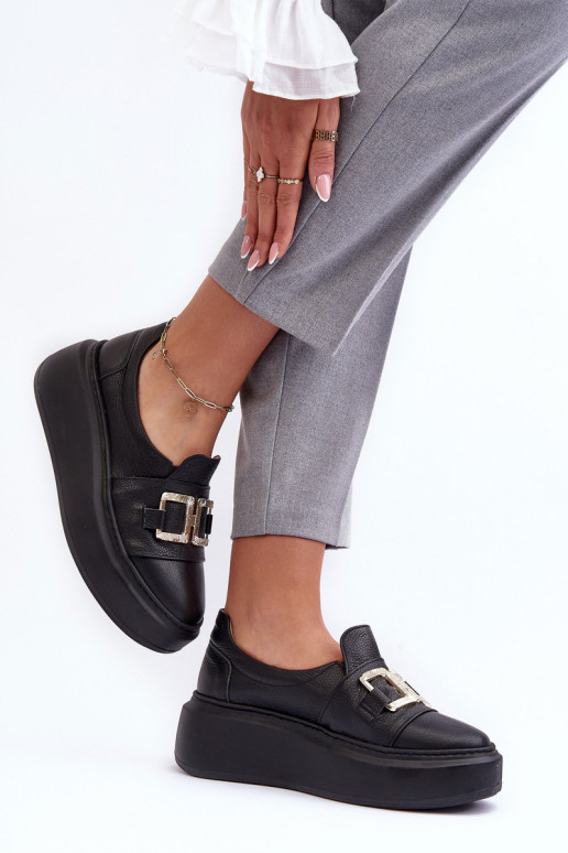  boty  s platformou Černé  3398/2