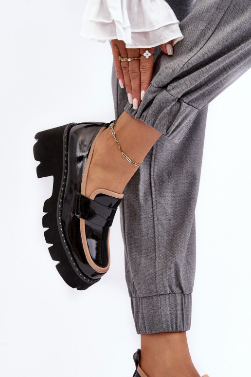 mokasíny D&A MR870-32 Černé   mokasíny D&A MR870-32 Černé