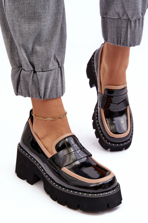 mokasíny D&A MR870-32 Černé   mokasíny D&A MR870-32 Černé