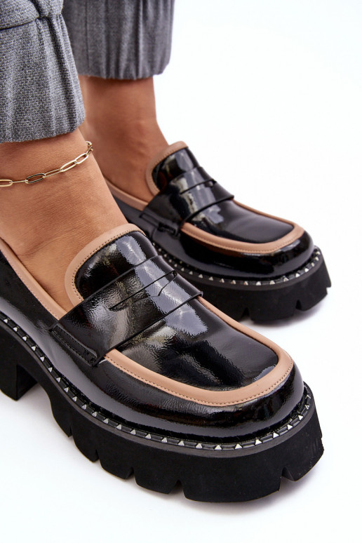 mokasíny D&A MR870-32 Černé   mokasíny D&A MR870-32 Černé